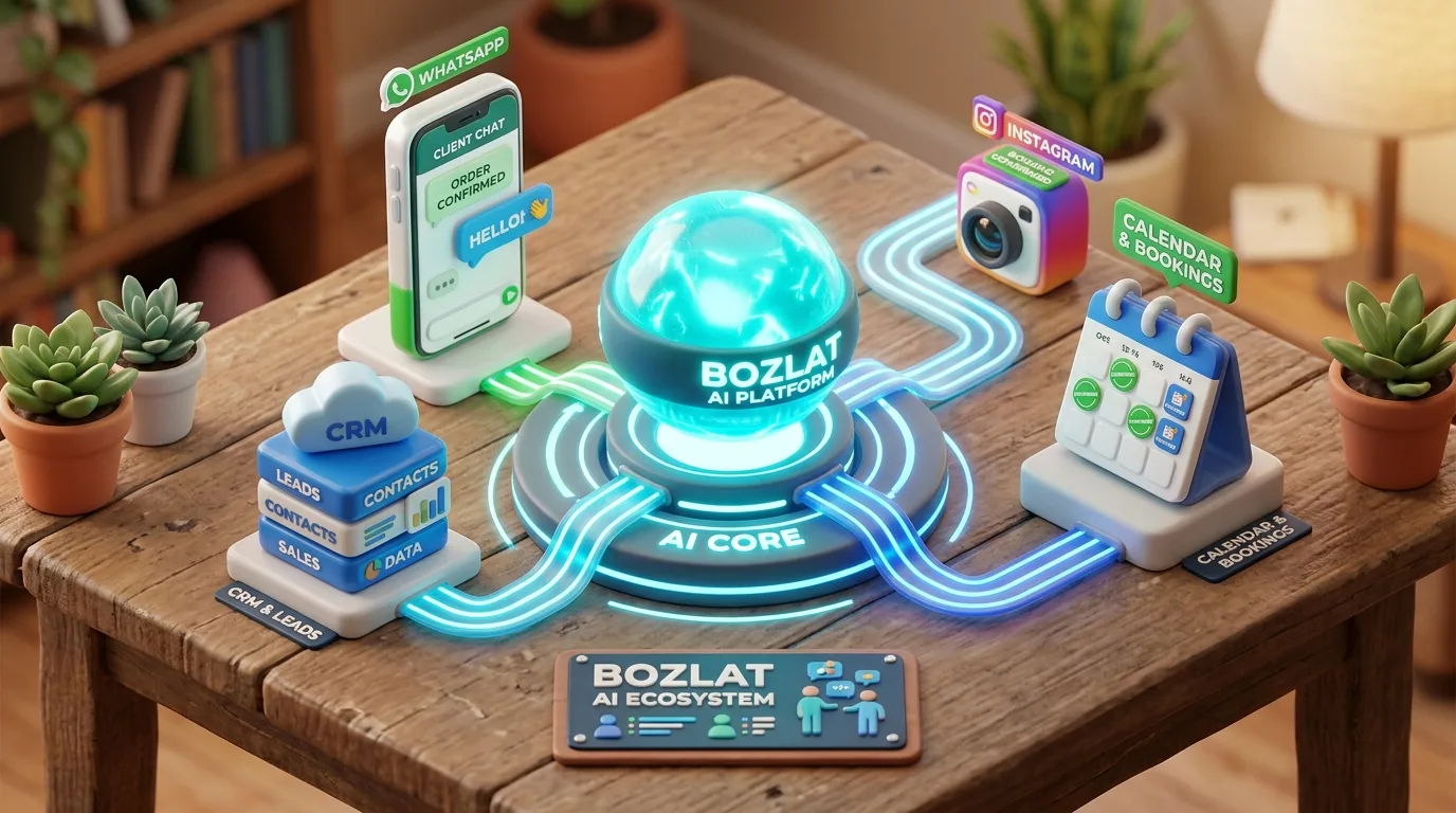 BozLat AI autonomous communication platform ecosystem and channel integration