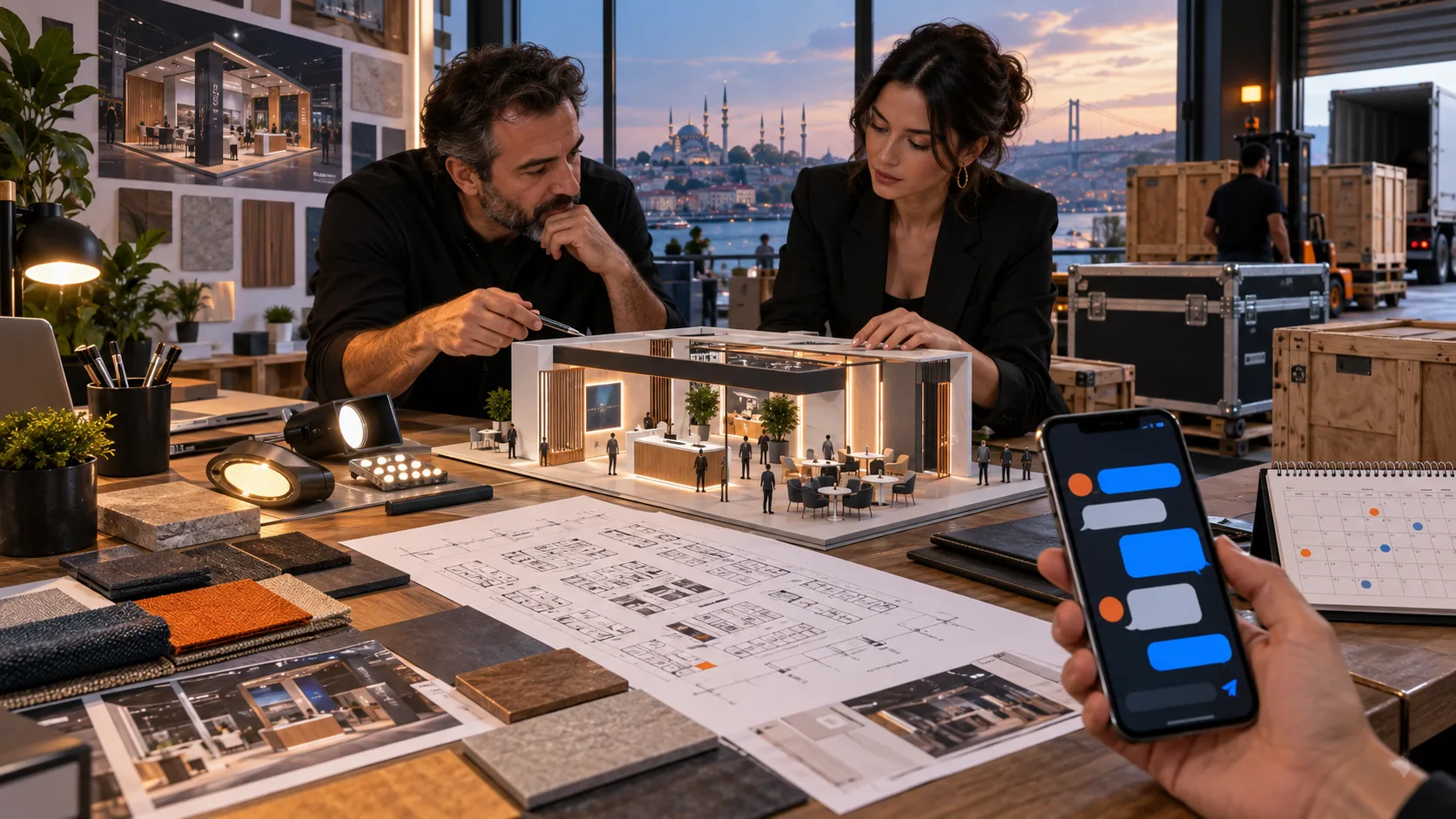 Fuar Standı Üretiminde Instagram DM Proje Ön Brifi