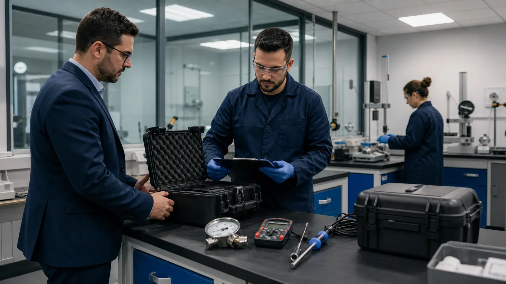 WhatsApp Instrument Intake for Calibration Laboratories