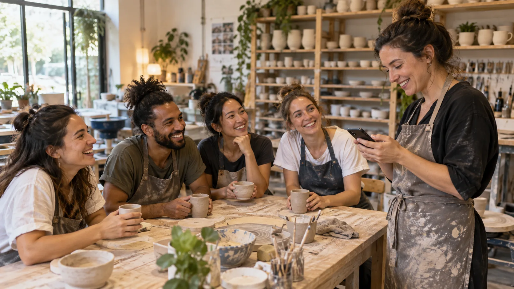 Seramik Atölyelerinde Instagram DM Grup Rezervasyonu