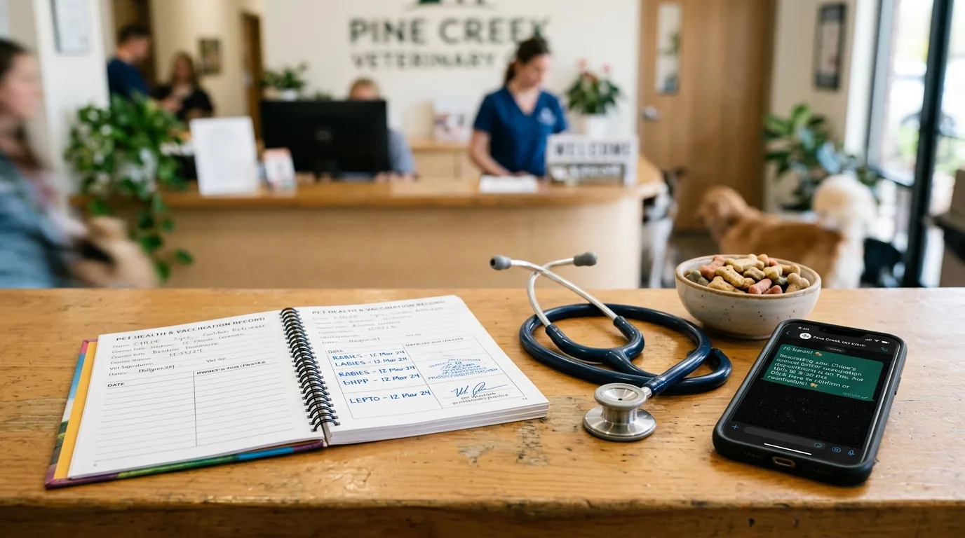 WhatsApp Appointment and Vaccination Reminder Automation for Veterinary Clinics
