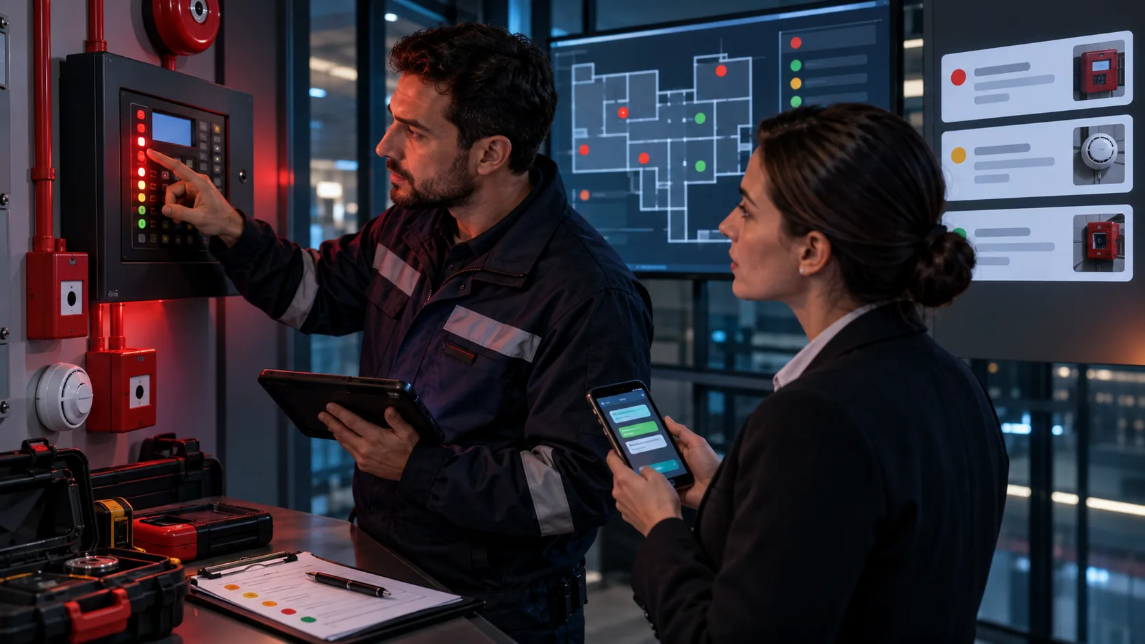 WhatsApp Service Intake for Fire Detection Systems